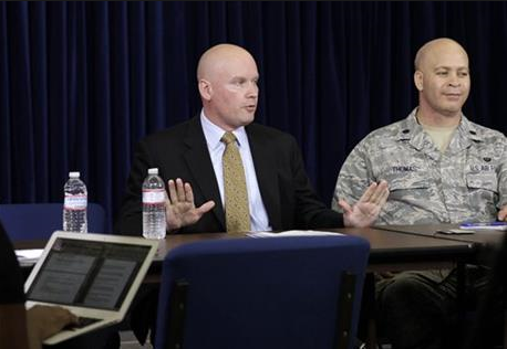 GitmoWatch's tweet photo. #IOftenGetMistakenFor Attys 4 al-Baluchi Connell & LtCol Thomas look so similar even Thomas' kids have mixed them up https://t.co/5ecrp9RKMQ