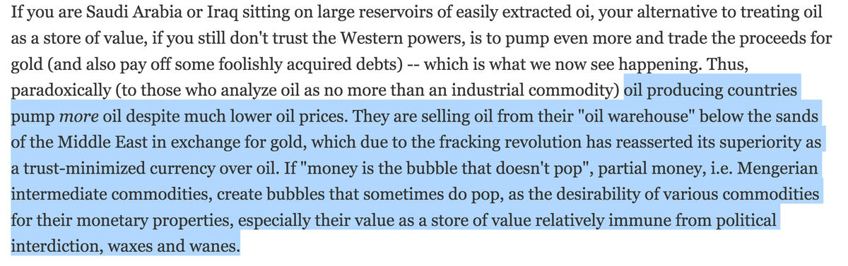 Goltra's tweet photo. Great post by @NickSzabo4 on the dynamics playing out in both oil &amp; gold markets.
https://t.co/LanfTDNCgr https://t.co/ADhT7HMXmg