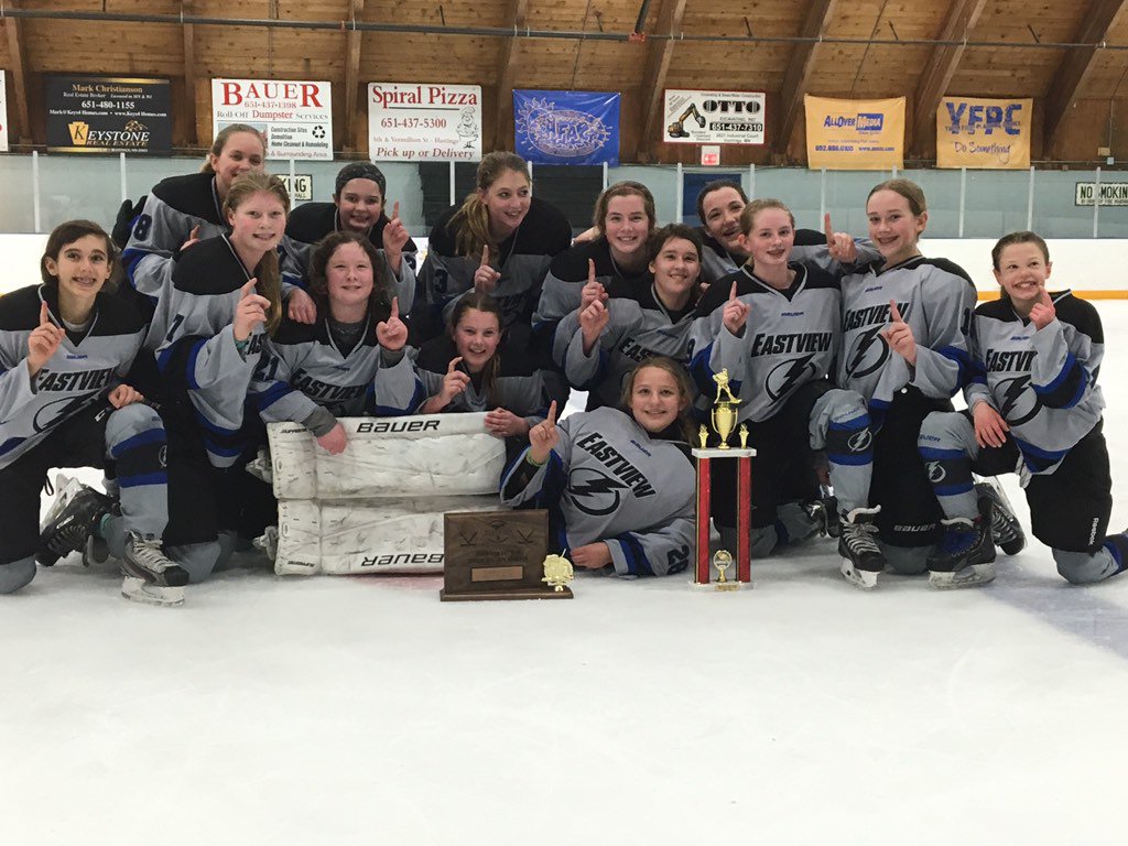 AVDeBoom's tweet photo. 12A -D8 playoffs Eastview 3 Cottage Grove 2
The Lightning take on the Skippers next Friday night. #prideoftheprogram https://t.co/b1Ir7vINrA