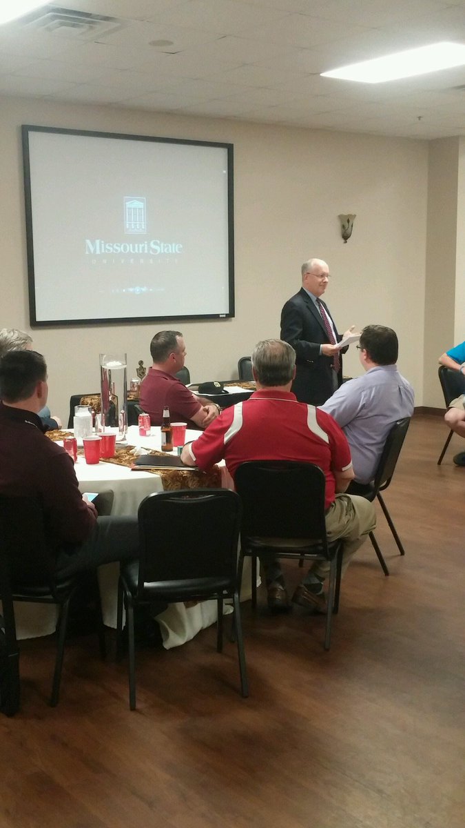 HOTOSertoma's tweet photo. A big thanks to @ClifSmart for speaking at our meeting last Friday.  
#missouristate #sertoma #gobears https://t.co/LKf4VgXUdy