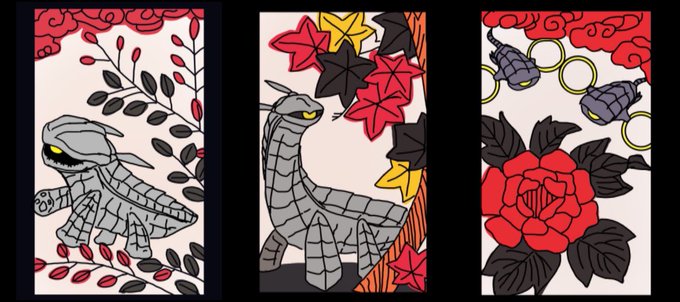 猪鹿蝶のtwitterイラスト検索結果