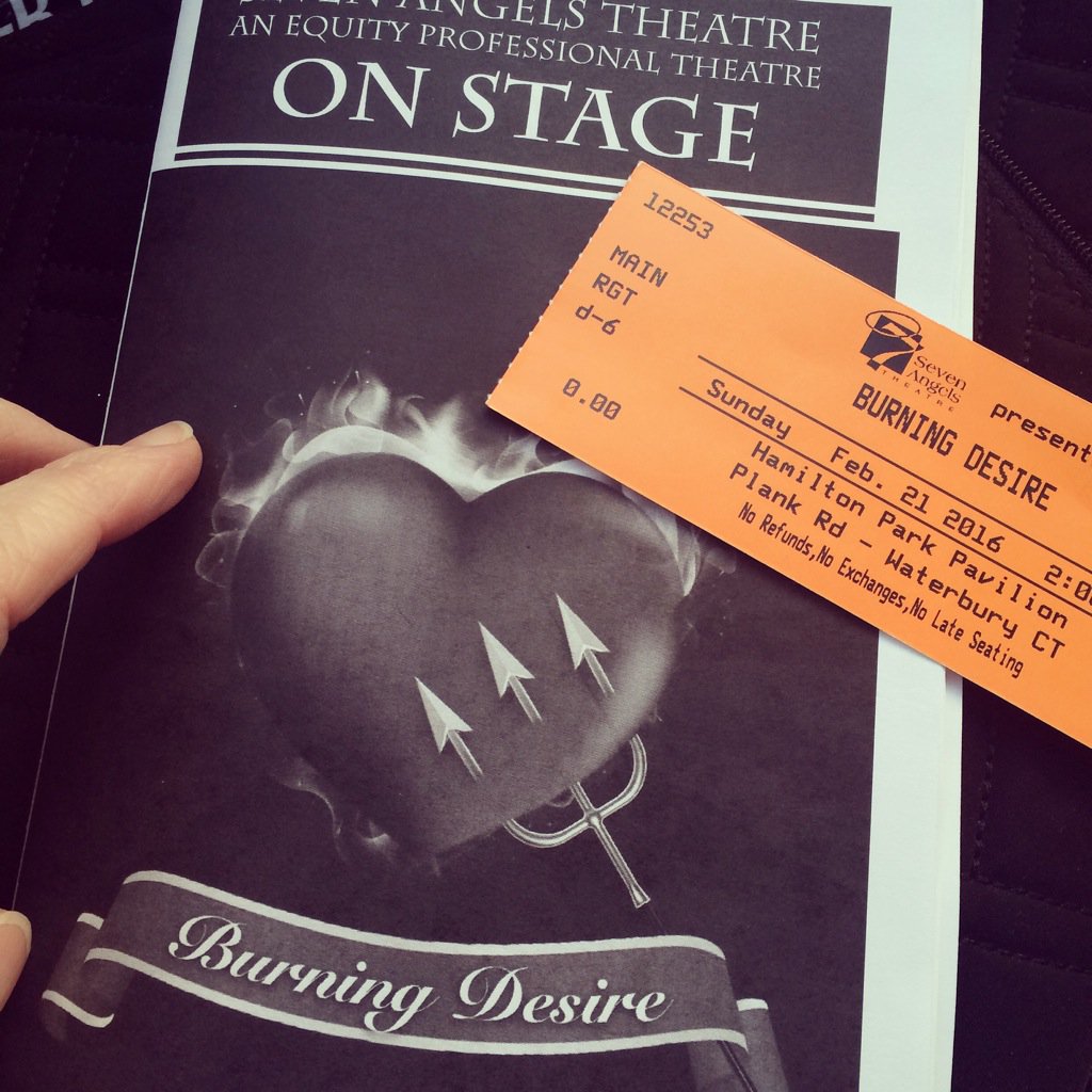 kellie3lambert's tweet photo. Thought-provoking, witty, smart, sexy theater created &amp; executed by @LouDPhillips Loved it! #BurningDesire #HeDevil https://t.co/oWRGfhnGpV