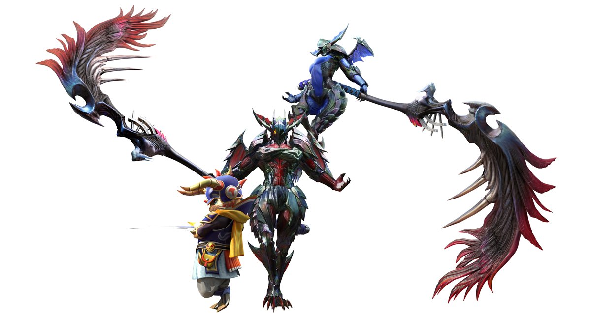 モンハン部 Mhx モンスターハンタークロス Dlc配信最新情報 2月26日 金 遂にスクウェア エニックスのデザイナー野村哲也氏とのコラボクエスト第2弾の配信開始 なんとこのクエストには 獰猛化イビルジョー が登場します 配信をお楽しみに