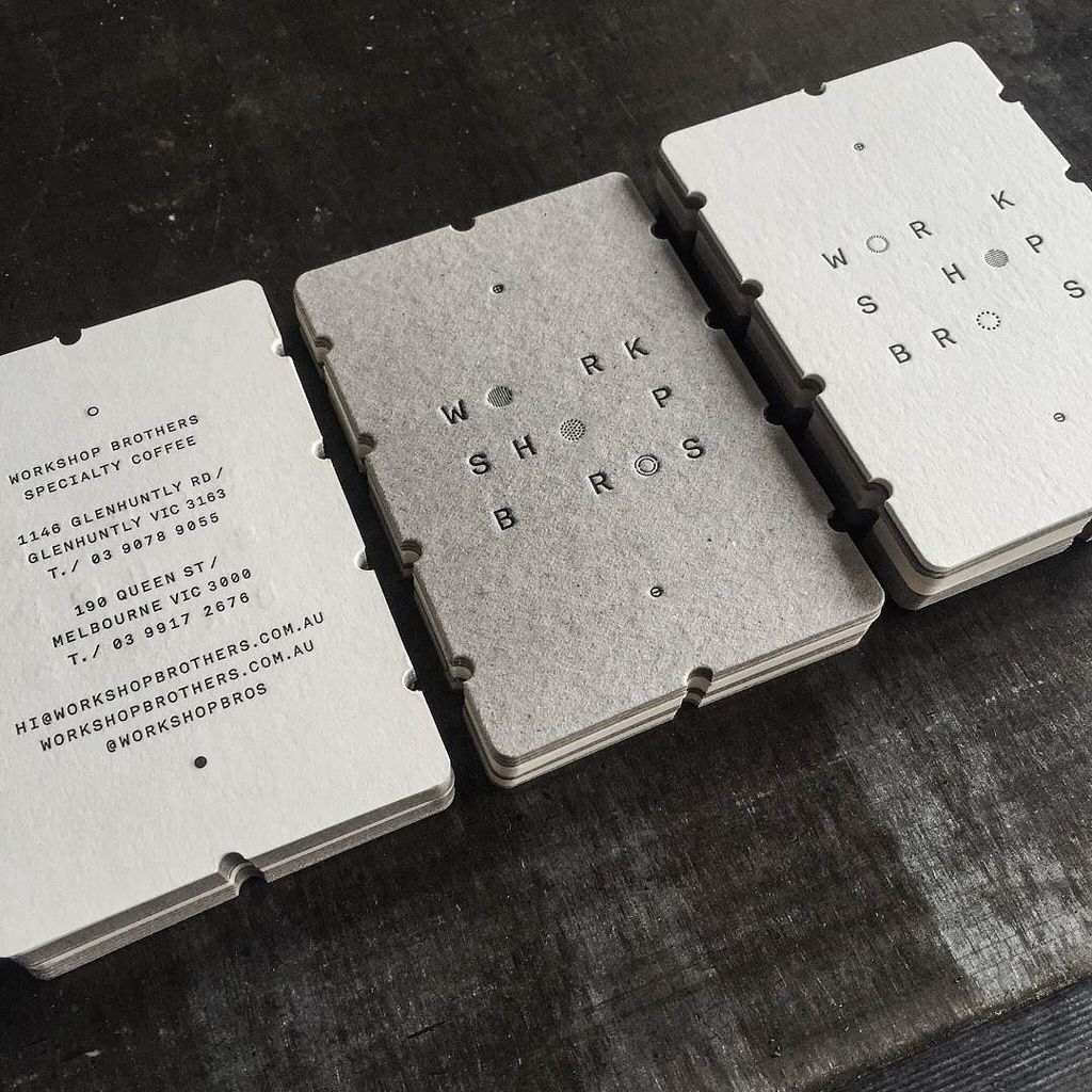 Exquisite cards designed by <a href="/pop_and_pac/">POP & PAC</a> for <a href="/workshopbros/">Workshop Bros CBD</a>. Letterpress printed on uncoated Boxboard and Mohawk Via…