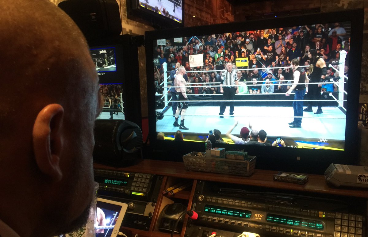 TripleH's tweet photo. One of these men will make history...

....by losing in front of the largest @WrestleMania crowd ever. #WWEFastlane https://t.co/3Dr173dISS