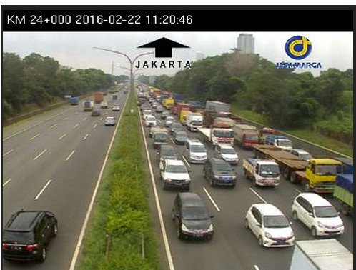 PTJASAMARGA's tweet photo. 11.17 WIB #Tol_Janger Karawaci - keluar Bitung PADAT, ada perbaikan jalan di arteri. GUNAKAN JALUR ALTERNATIF. https://t.co/TzJyhNHHD4