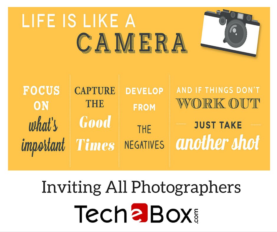 techebox's tweet image. Are you a Photographer? Then be a @techebox member. 
techebox.com 
#Photographer #ProductPhotographer