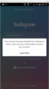contenttesting's tweet photo. My #Instagram Account Was Deactivated - Content Test Kitchen https://t.co/ZuMMIEGR0q #socialmedia https://t.co/envKtxoCEA