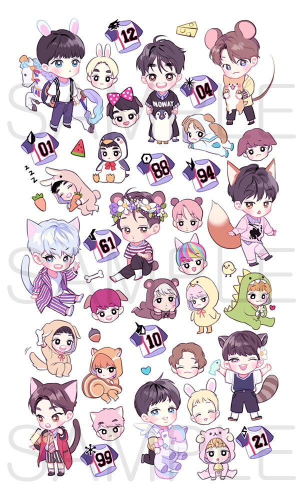 Sisil Chan On Twitter Exo Fanart Cute Exom Exok Kris Xiumin