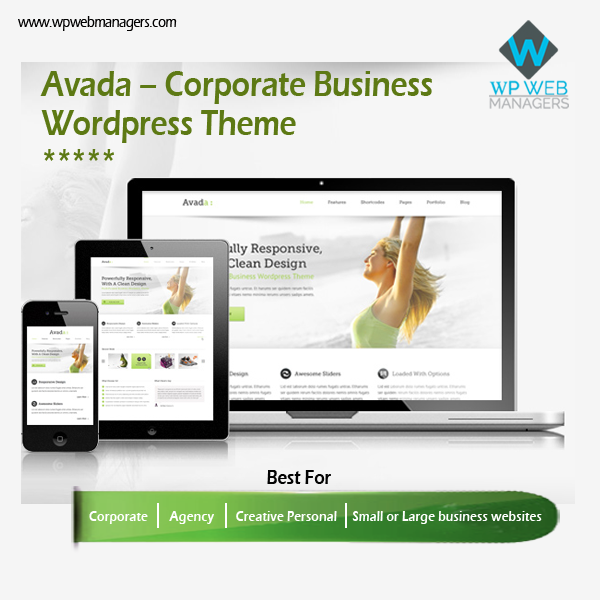 wpwebmanagers's tweet image. If you are looking to make corporate website in Wordpress then Avada, #Wordpresstheme is good for you.