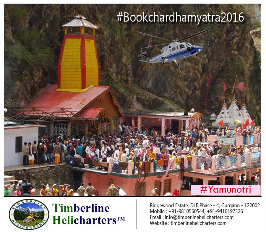 timberlinechar's tweet photo. #Bookchardhamyatra2016- #Yamunotri
 Situated in the western region of #Garhwal Himalayas at an altitude of 3,291mtr. https://t.co/FNulR1rIaA