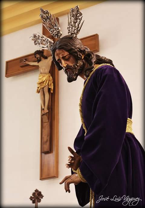 Así lucía el sábado nuestro titular en su Fiesta Cuaresmal. 
Fotografía de José Luis Vázquez