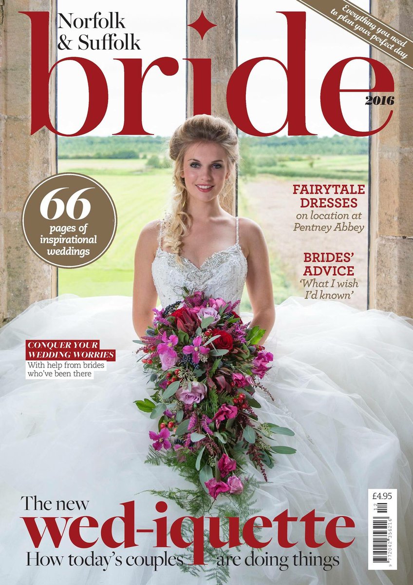 Yay - Rachel &amp; Jonny's wedding at the <a href="/DairyBarns/">Dairy Barns</a> is featured in Norfolk and Suffolk Bride @EDPBride #wedding