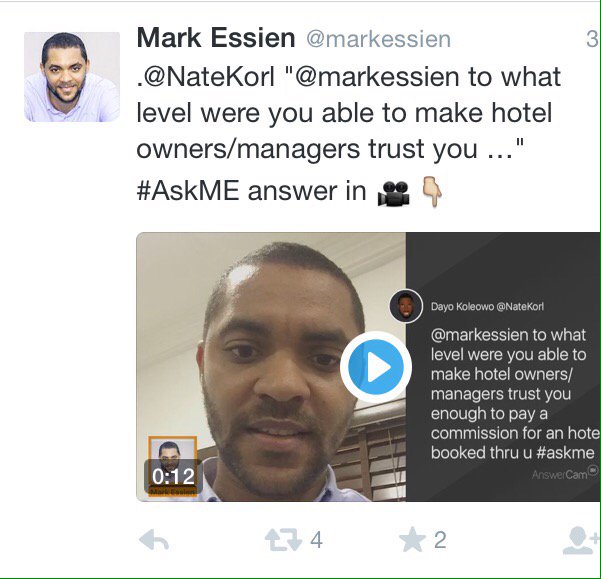hotelsng's tweet photo. Snippets of last week's Twitter Chat with our MD. #AskME #AskMarkEssien https://t.co/NfezKa2s0p