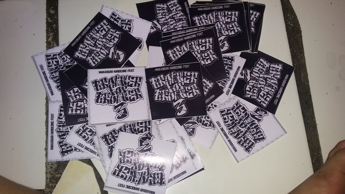 Support Local Gigs!, Sticker "BROTHER FOR BROTHER #3" . Cuma 5rb Perak / Pcs .Dukung Gigs L… instagram.com/p/BCE3n6OyO34/