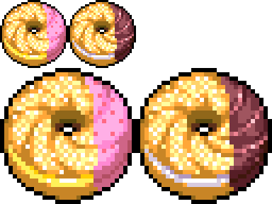 ミスドドット絵