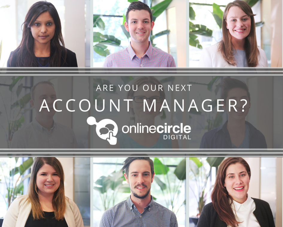 onlinecircle's tweet photo. We're looking for an outstanding Account Manager. Could this be you, or someone you know? https://t.co/KDSOEy1Y5j https://t.co/28gRPPtMHP