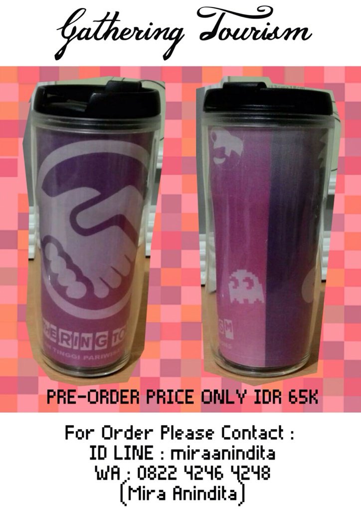siang browners! h-5 nih. bagi teman2 browners yg mau order tumbler kece ini, kita buka PO nih, only 65k murmer deh 😆