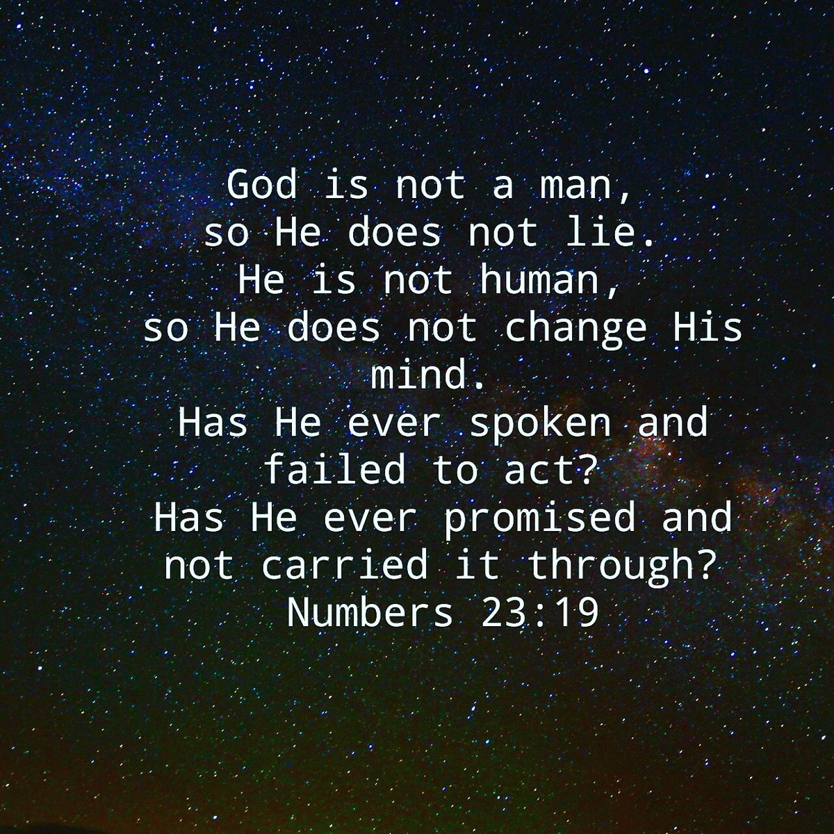 He Promised to be True