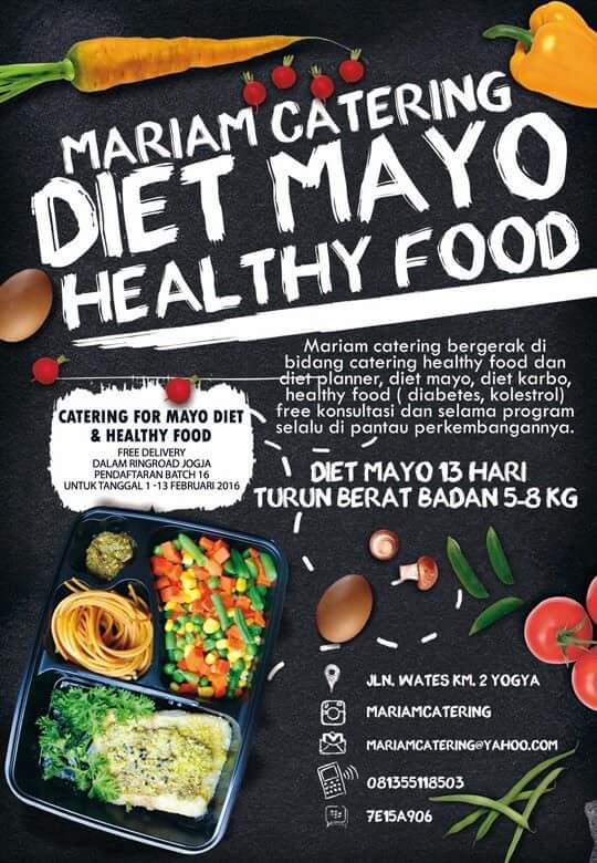 Wirausahaplus's tweet photo. Yuk girls yang mau diet, #Dietsehat #dietmayo #JogjaDiet #MariamCatering #HealthyFood #MariDiet https://t.co/s8fYRiHM8d