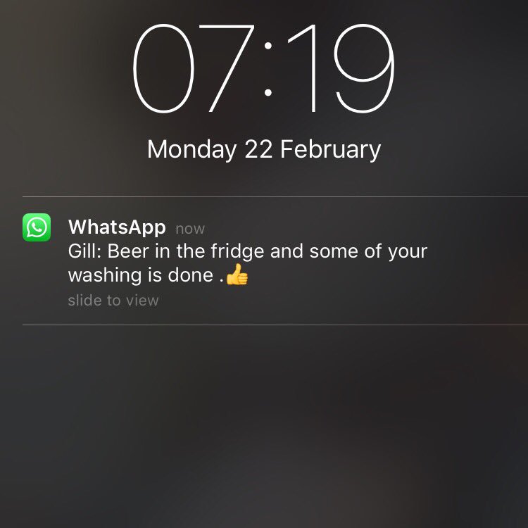 THEONLYROY's tweet photo. The greatest text I've ever received after a week of nights #DIPAv2 for breakfast. @cloudwaterbrew https://t.co/g6ryEDl5xo