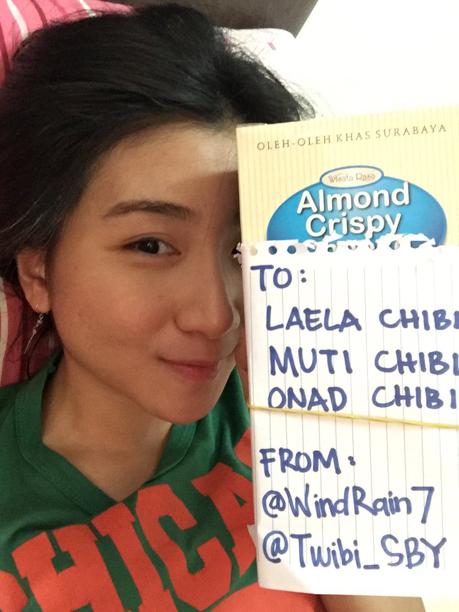 6OnadChiBi's tweet photo. Thankyou @WindRain7 @Twibi_SBY gajadi tdur deh aku gara2 ini wkwk https://t.co/TjLZW6jjmd