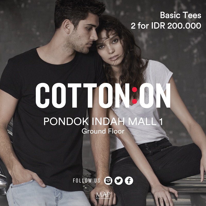 PondokIndahMall's tweet photo. SHOP NOW! @CottonOnID latest Collection in Stores. Visit us and get your favorite piece while it lasts https://t.co/xCA9ajSbwl