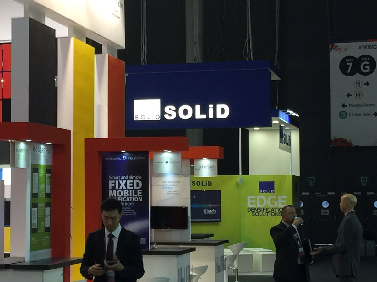 SOLiDUSA's tweet photo. It's on! #MWC16 #edgedensification https://t.co/vH9jh8UD05