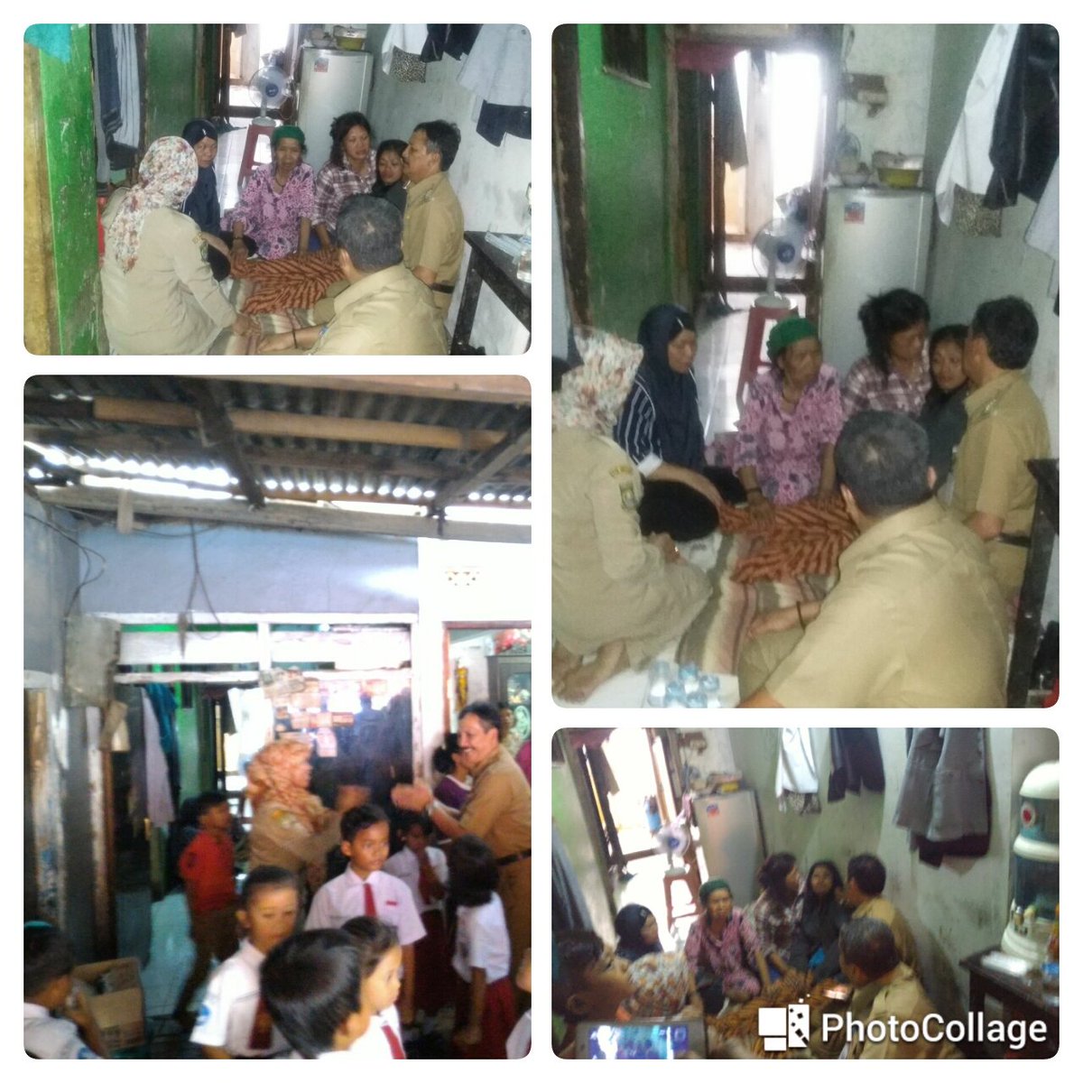 Senin, 21-02-2016 Bpk Camat Jatiuwung beserta jajaran menyambangi rumah duka warga Gandasari yg meninggal dunia