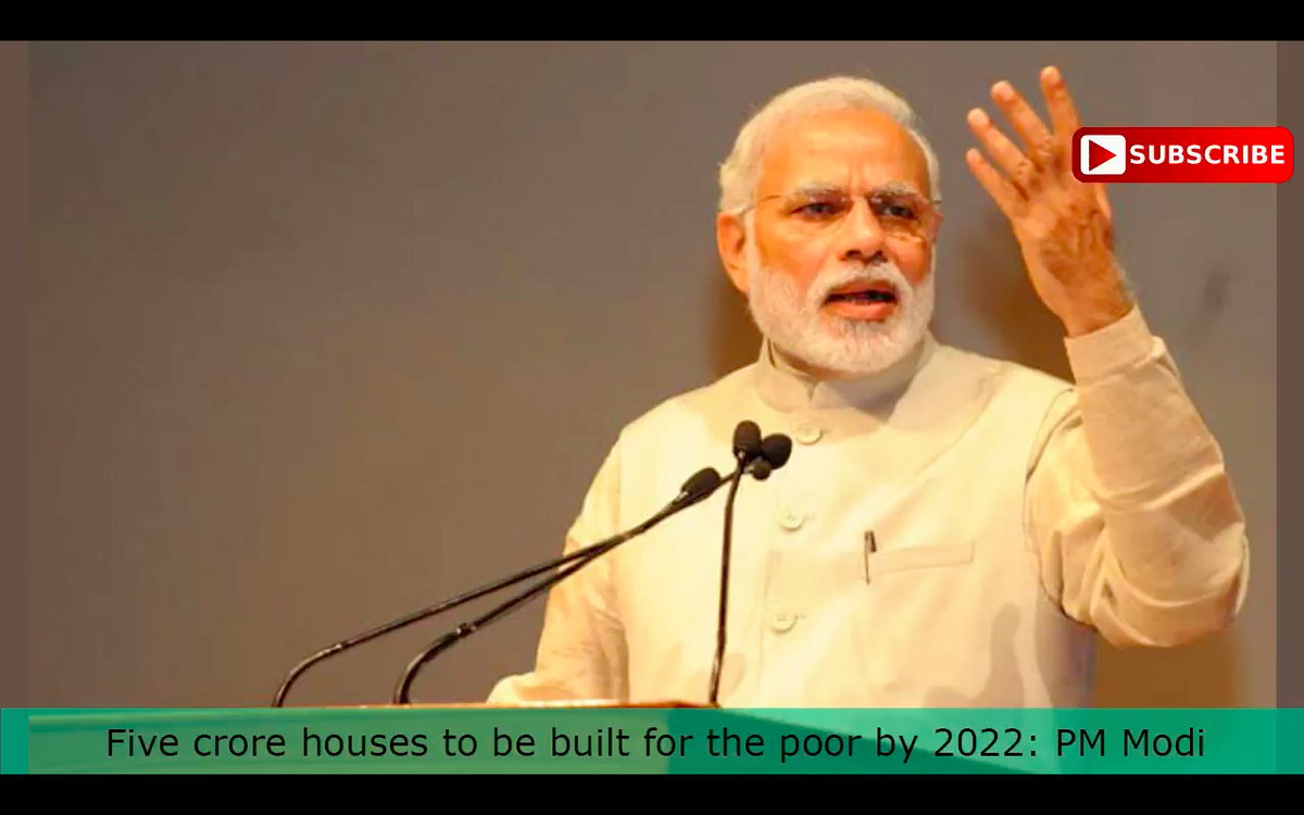 news_nuts's tweet photo. Five crore #houses to be built for the #poor by 2022: PM #NarendraModi .Watch more https://t.co/6FRikR1h10 https://t.co/rirEFIMEus