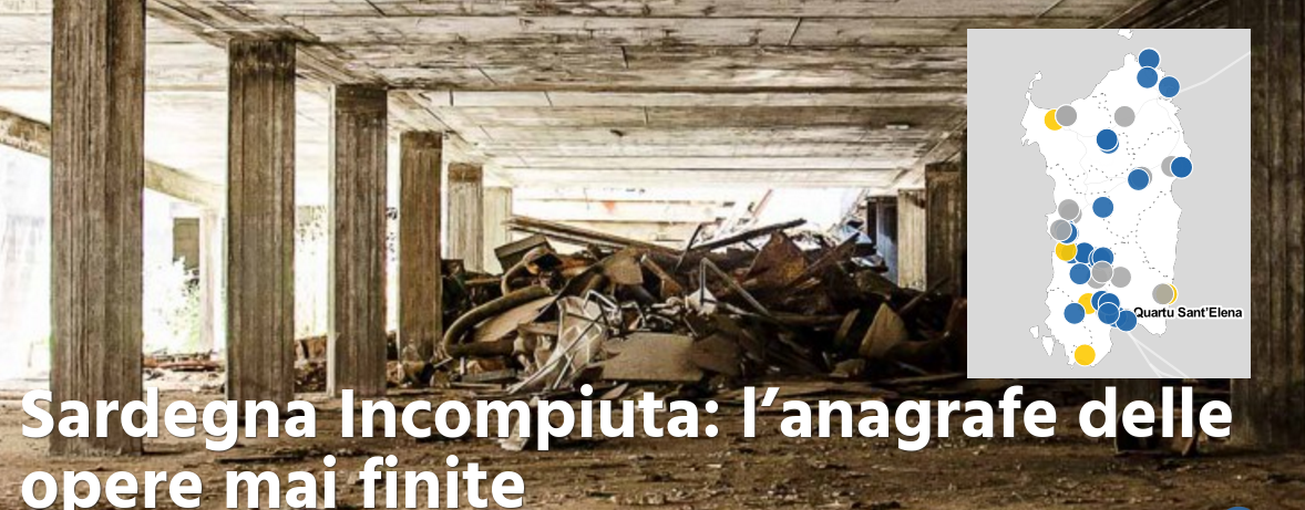 AndreaDeidda's tweet photo. Su #cagliarincompiuta @XiauUaix ci fa vedere la mappa delle #incompiute in #Sardegna https://t.co/mPDhQNNdgU https://t.co/15efo6Lnk2