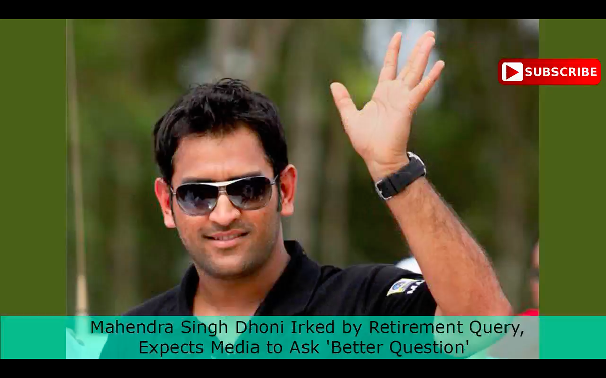 news_nuts's tweet photo. #Mahendra Singh #Dhoni Irked by #retirement Query, Expects Media to Ask 'Better Question'.https://t.co/6FRikR1h10 https://t.co/wojrkh8JBD
