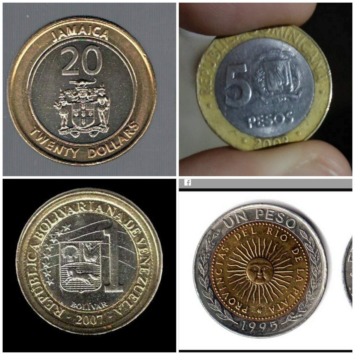 policia's tweet photo. ¿1 y 2 euros? NO, pero se parecen. Monedas extranjeras cuyo valor es menor. Ándate con ojo y revisa bien tu cambio. https://t.co/SNc4K3LIC2