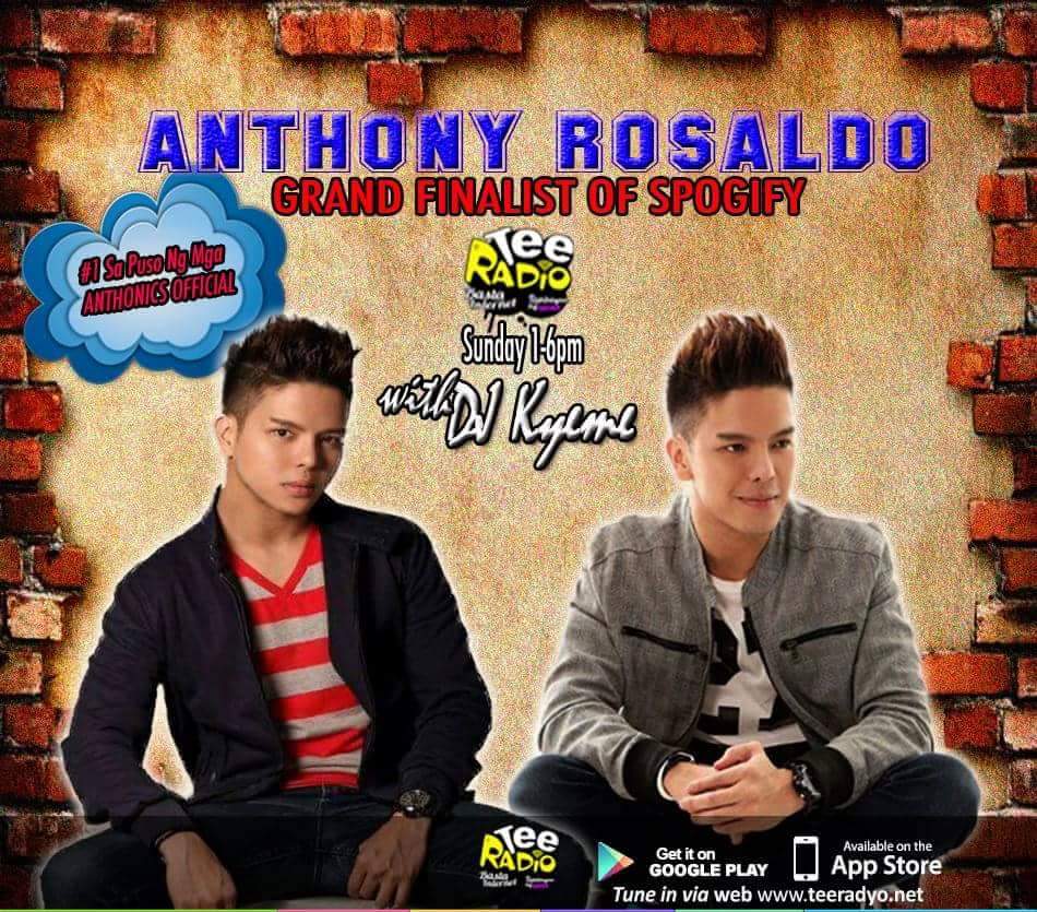 Anthonics_ofc's tweet photo. LIVE  @teeradio --- @anthonyrosaldo this sunday march 13 2016  1-6pm tune in for live Q&amp;A 

J

#ALDUBTheProposition https://t.co/Bqwsgbloo0