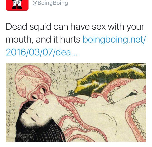 Ee Sur Twitter Boingboing In Japanese Myth Folklore A Yokai Called The Tako No Nana Ashi That Is An Octopus With Seven Tentacles T Co Xdfy1alsmo