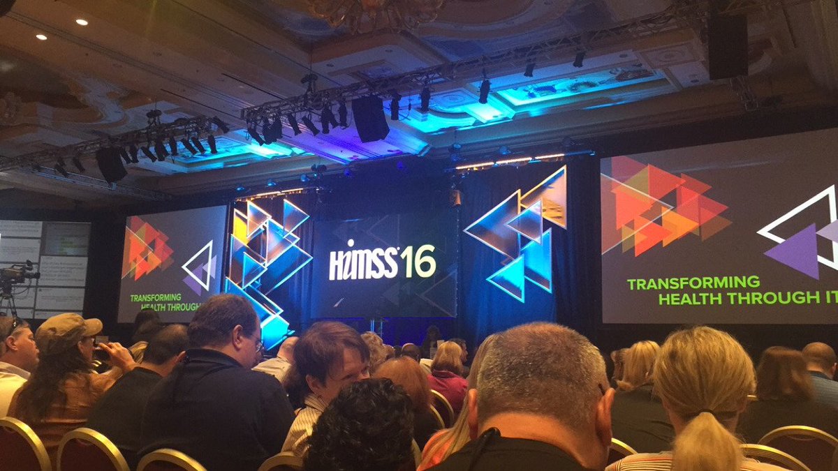 It was a packed house last Friday for #HIMSS16 Keynote Speaker, #PeytonManning! #NavisHealth at the closing keynote.