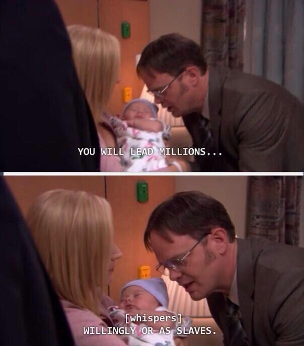 DwightSchrute_'s tweet photo. To my future child https://t.co/LJ1UKYKNgS
