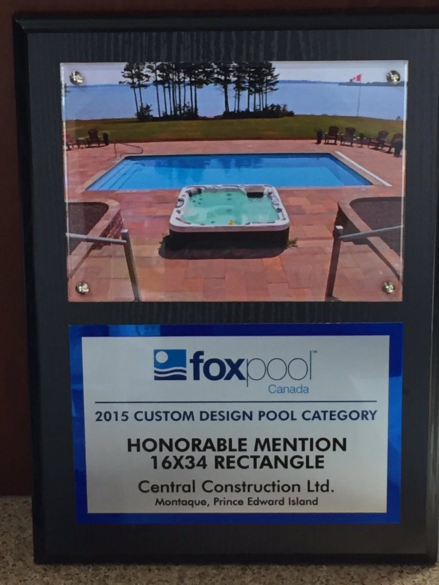 CentralPoolSpa's tweet image. Returned from the @FoxPool Seminar in Ontario with these! #proud #pools #PEI #photos