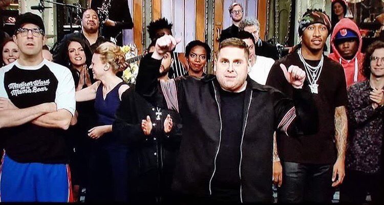 SeenMerch's tweet image. It's always cool to see a shirt that came off our presses hitting the big time. Congrats to @MadisenWardMB!