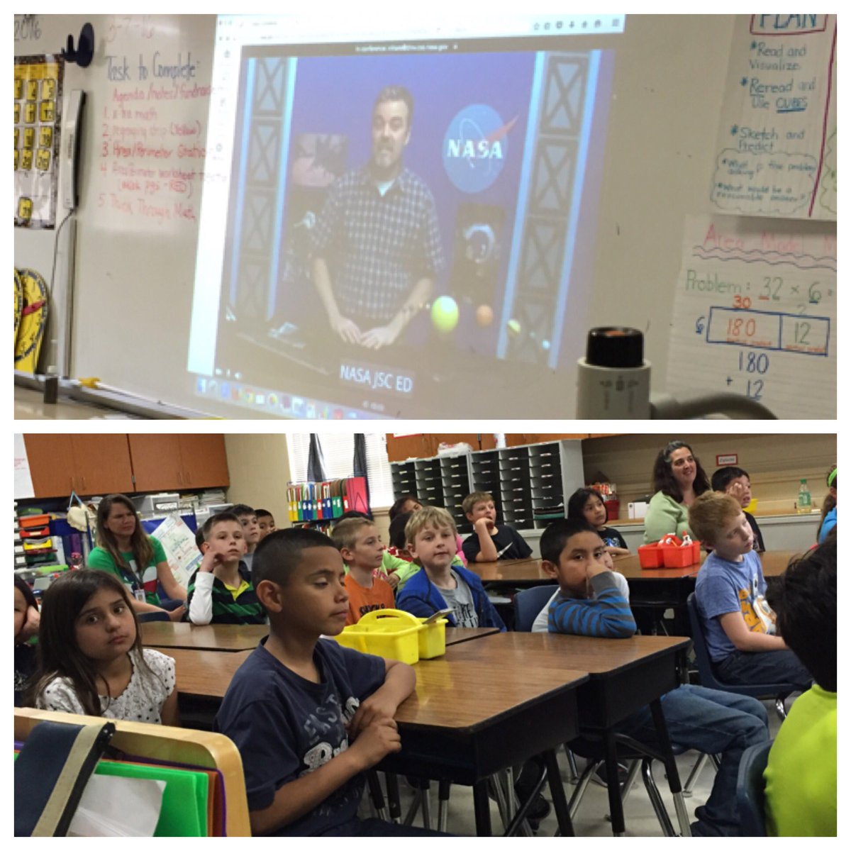 KimoNBISD's tweet photo. One of my favorite parts of my job is cool opportunities like videoconferencing with @NASA! https://t.co/NeE0IHXvOD
