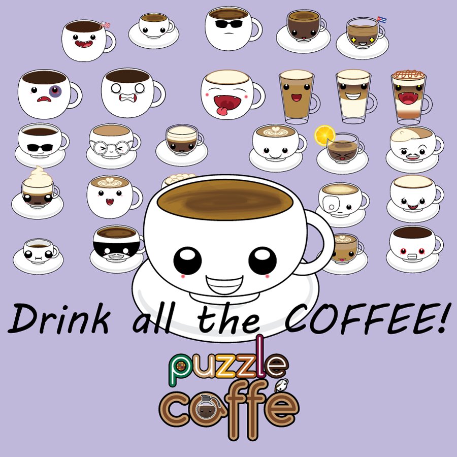 puzzlecaffe's tweet photo. Drink all the #Coffee!

Choose your coffee!

#PuzzleCaffe 
Download now: https://t.co/ndBf1AZ1Pv https://t.co/KyPankB4IQ