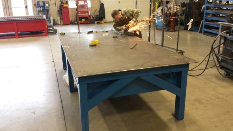 FlowProInc's tweet image. Flow Pro Products Inc. Continues to expand.  We are able to increase capacity with this larger fabricating station,