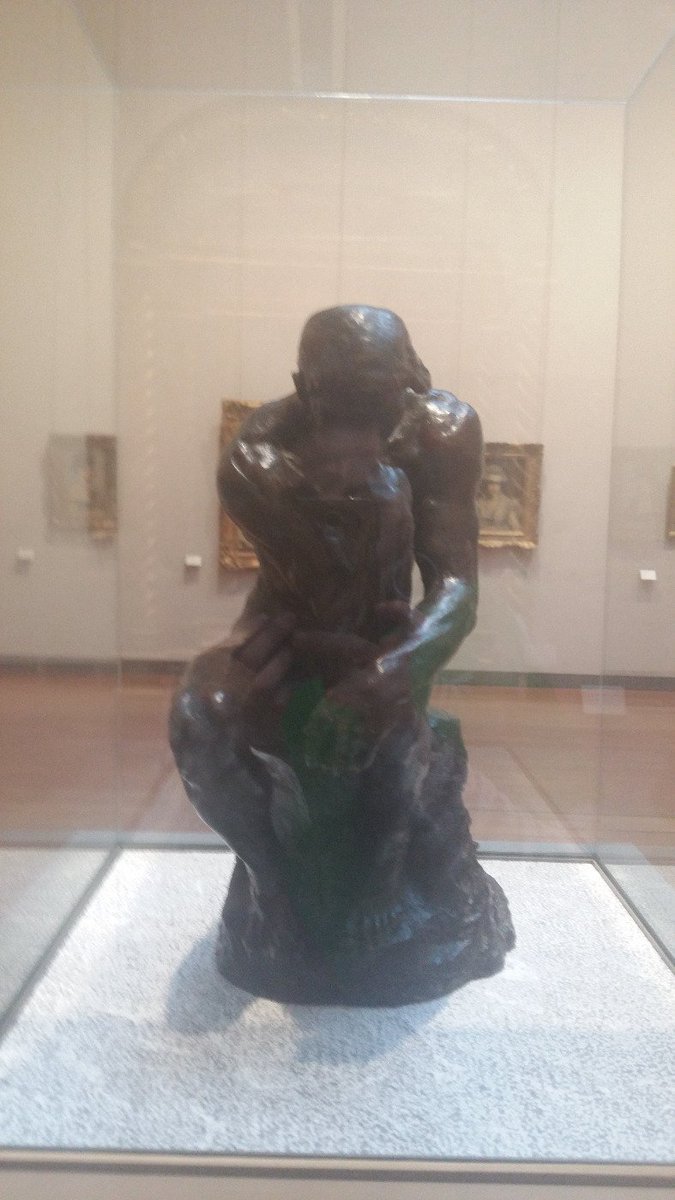 Amaelle_ls's tweet photo. "Le penseur" Auguste Rodin 1881 #RJmbas2 #casting #Romeo #tristesse https://t.co/TLg3cbtvUM