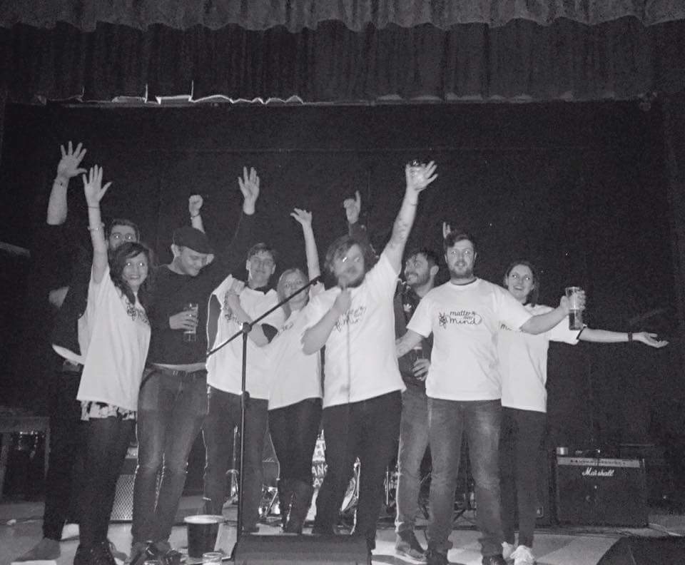 4matterovermind's tweet photo. Here's a pic of us on stage on Saturday night. It went fantastically, thanks again for the support! @craig4nwarks https://t.co/w2lXagwLuw