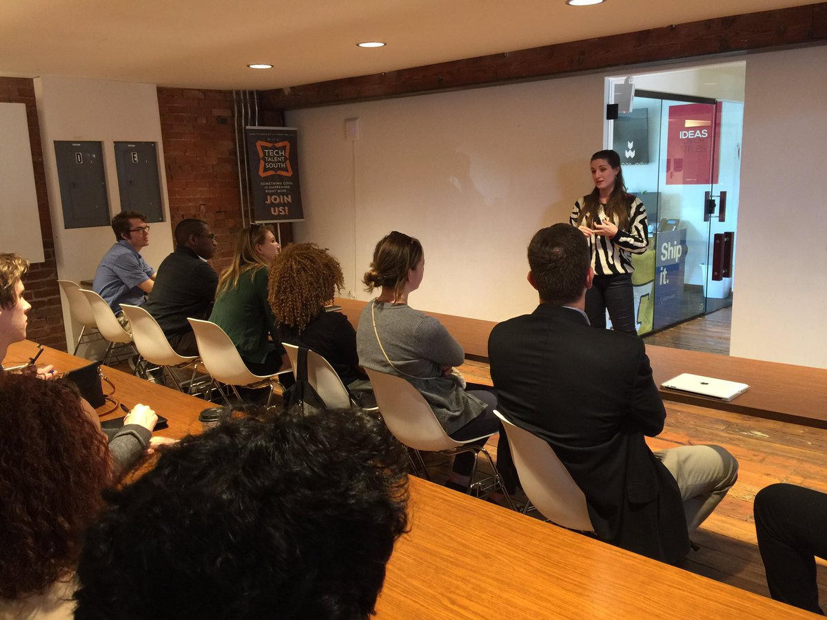 smlattimore's tweet photo. @VCUInnovate and #VCULead battling it out and getting inspired at @HQRaleigh https://t.co/6sbwDmEd1m