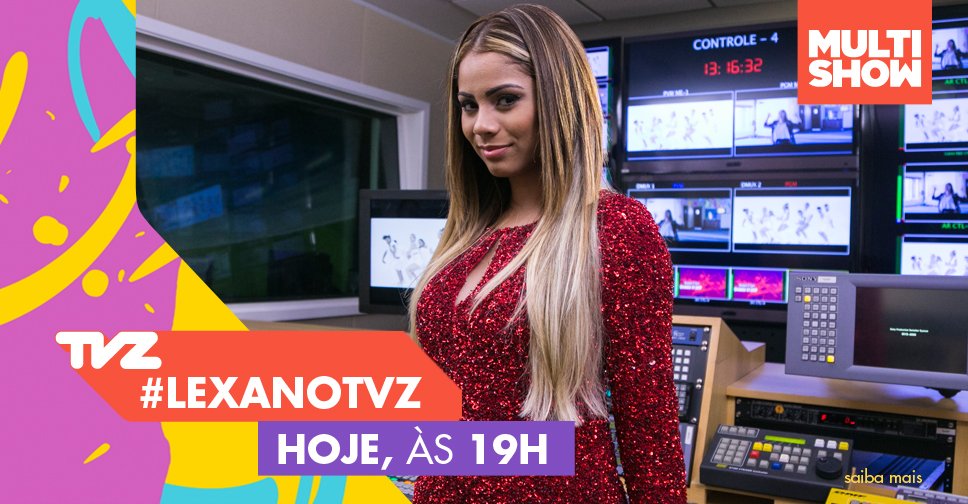 multishow's tweet photo. Hoje tem @LexaOficial apresentando o #TVZ e lançando o clipe de "Fogo de Saia", galera! Às 19h, corre pra TV! https://t.co/oScWEZwIQ0