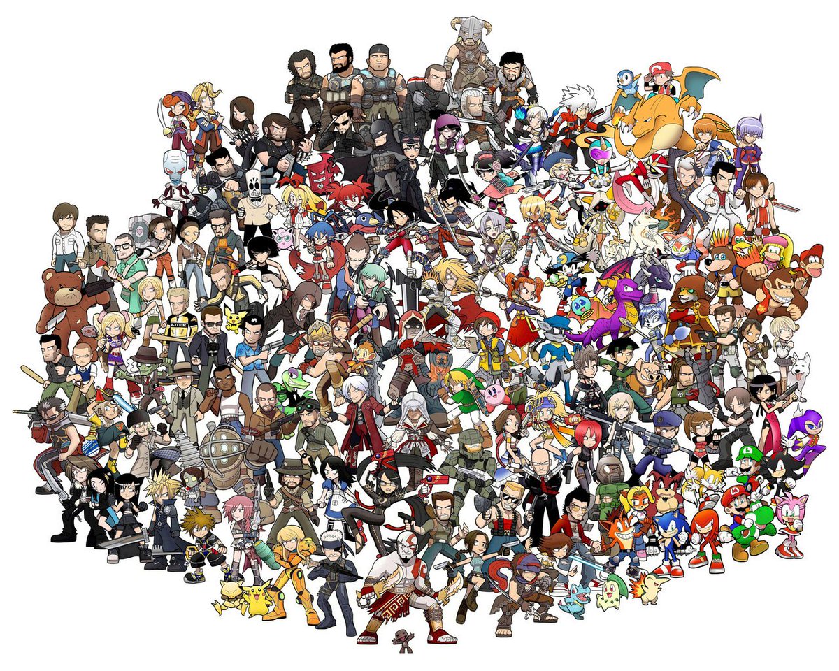 EcritureMulti's tweet photo. Et vous? Quel est votre personnage favori des jeux vidéo? Faites-le nous savoir! https://t.co/yIS5pHJLU1 https://t.co/1L3wQDAWmf