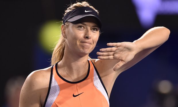 guardian_sport's tweet photo. Sharapova announces she failed drugs test at Australian Open https://t.co/1DkPhWNg0i (Pic: Getty) https://t.co/HnLDiReEXH