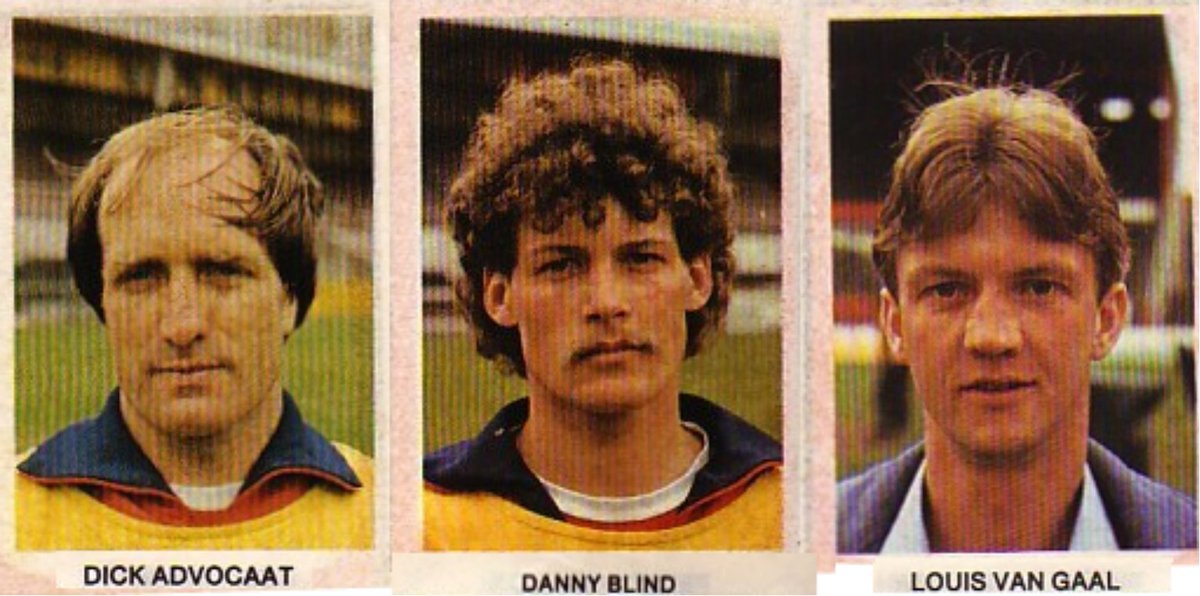 Old School Panini On Twitter Dick Advoccat Danny Blind Louis