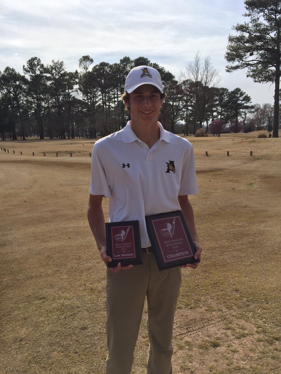 AthensBoysGolf's tweet photo. Low medalist Reid Baggett. 2 under 69 https://t.co/BTlT6he0mq